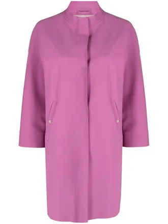 Herno Cappotto con chiusura nascosta - Rosa