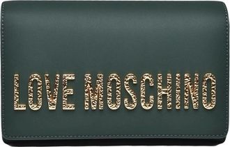 Love Moschino Bolso bandolera efecto engomado - Bags - Mujer - Verde - ONE SIZE