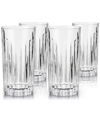 Viski Reserve Milo Crystal Highball Glasses