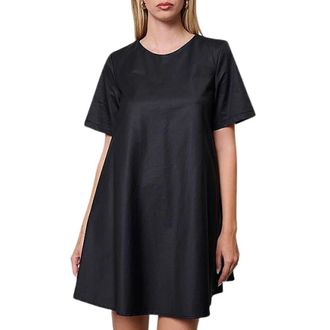 Kaos Short Dresses, female, Black, Size: L Short Cotton Dress