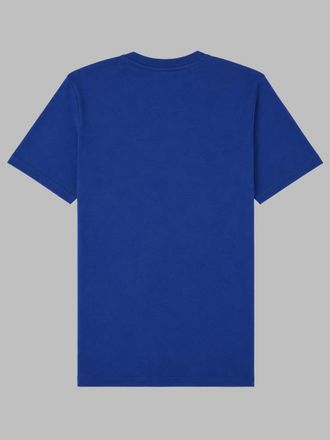 HUGO BOSS Patch Logo Cotton T-Shirt - Blue
