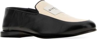Givenchy Womens Label Loafer Black Lamb Fabric