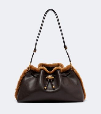 Jimmy Choo London Borsa a spalla Cinch Medium in pelle