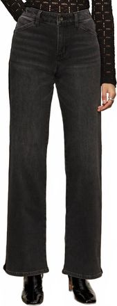 Sanctuary Tuxedo Relaxed Straight Jean In Black Tie