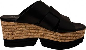 Homers Womens Venice Sandal In Volanato Nero