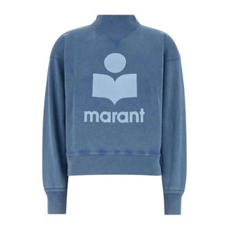 Isabel Marant Dames, Sweatshirts & Hoodies, Blauw, Maat: 2XS Katoen