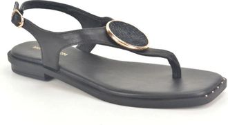 Noa Harmon Teen Sand +Gar. plat - Dames - Sandalen - Zwart - 40 EU - Schoenen