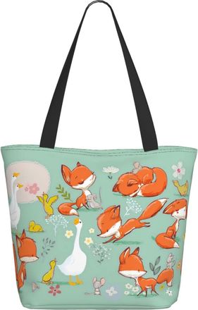 AOOEDM Playing Animals Ladies Shopping Bag 13x11x7in.The Perfect ValentineS Day Gift.It Is The Best ValentineS Day Gift For Mom, Daughter, Wife,Etc