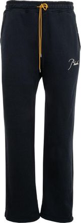 Rhude Joggers con ricamo - Nero