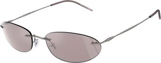 Giorgio Armani AR1508M 3003AK Womens Sunglasses Gunmetal Size 58