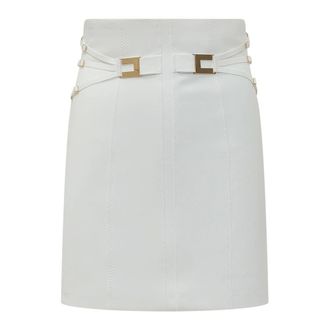 Elisabetta Franchi Donna, Gonne, Bianco, L, new