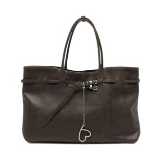 Marge Sherwood Grandma Tote - Dames - Tassen - Bruin - Maat: ONE Size Leer