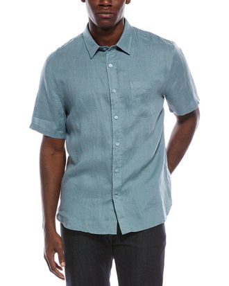 Vince Classic Fit Linen Shirt