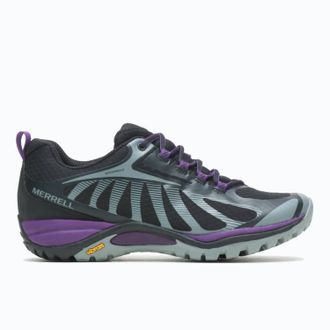 Merrell Womens Siren Edge 3 Waterproof Shoes In Black/acai