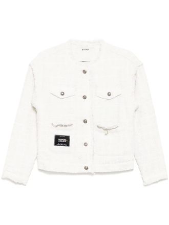 Musium Div. tweed jacket - White