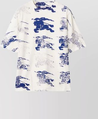 Burberry ribbed relaxed-fit cotton t-shirt