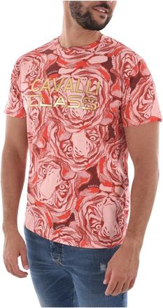 Cavalli T-shirt con logo stampato - - Tops - Uomo - Multicolore - M
