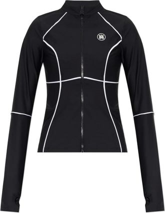 Amiri Hoodies & sweatvesten, Dames, Zwart, L, Polyester, MA Zipped Top