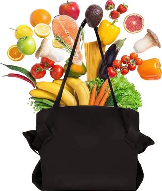 Generic Reusable Grocery Bags | Travel Tote Bags - Foldable Storage Tote for Travel Moving Day Fitness Class Trade Show Camping Supermarket Outdoor