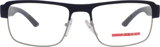 Prada Demo Rectangular Mens Eyeglasses PS 51RV TFY1O1 54