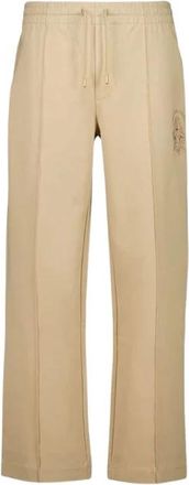 Casablanca Pantalones de ch&aacute;ndal con cord&oacute;n y logotipo bordado - Trousers - Hombre - Beige - M