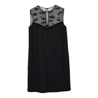 Max Mara Dames, Jurken, Zwart, Maat: S Poliester