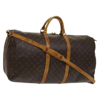 Louis Vuitton Tweedehands Canvas Louis Vuitton tassen - Dames - Pre-owned - Bruin - Maat: ONE Size Leer