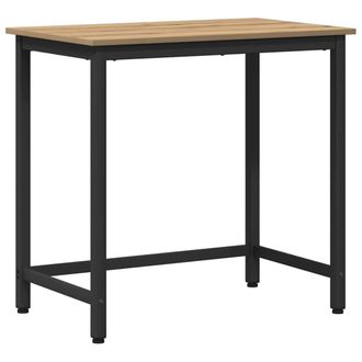 vidaXL Mesa Roble Artesanal 100 X 50 X 76,5 Cm Vidaxl