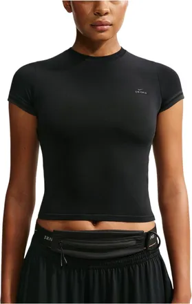 Nike (WMNS) Nike SKIMS Stretch Knit Cropped T-Shirt Obsidian Igneous IU2212-054