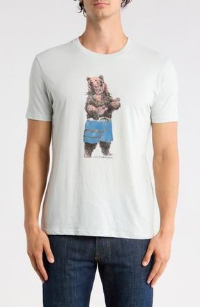 Lucky Brand Ukulele Bear Graphic T-Shirt in Misty Blue at Nordstrom Rack, Size Xx-Large