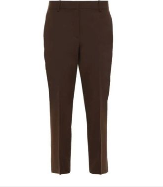 Theory Cropped Trousers, female, Brown, Size: 2XS Treeca 2 Cropped Trousers