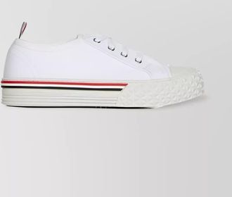 Thom Browne leather low-top sneakers