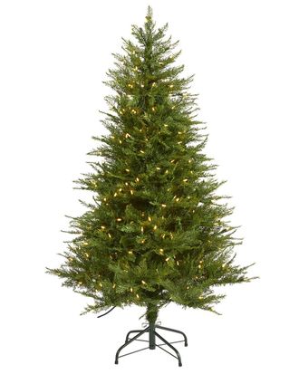 Nearly Natural 5Ft. Wisconsin Fir Artificial Christmas Tree