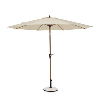 Konte Design Sombrilla redonda con acabado efecto madera