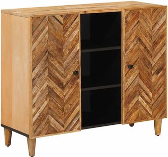 vidaXL Armarios De Almacenamiento Marr&oacute;n 90 X 33,5 X 75 Cm Vidaxl