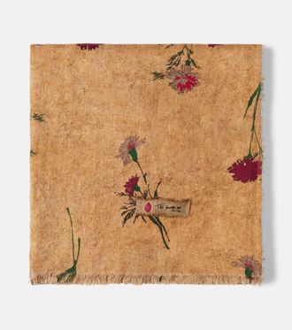 Lyria Firmamento floral linen blanket