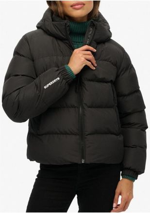 Superdry Gevoerde Gewatteerde Jas met Kap