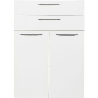 Composad Coppie ante e cassetti disegno bianche laccate