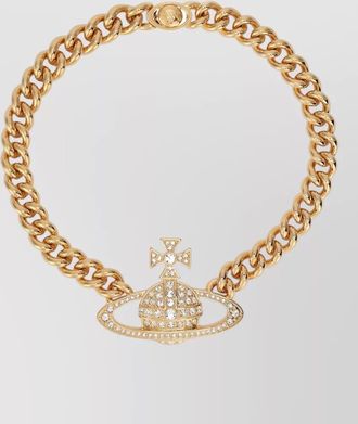 Vivienne Westwood neysa chain link brass necklace