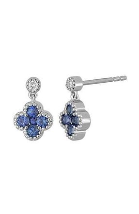 Bony Levy El Mar Drop Earrings in 18K White Gold /Sapphire at Nordstrom Rack