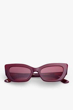 Ganni Red x Ace & Tate Port Royale Sadie Sunglasses