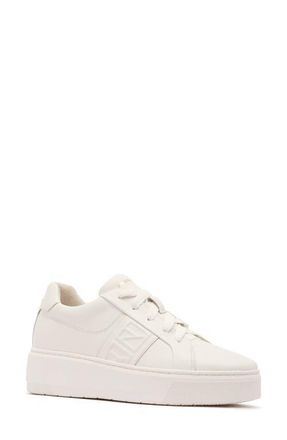 FRANKiE4 Riley II Platform Sneaker in White at Nordstrom, Size 9.5