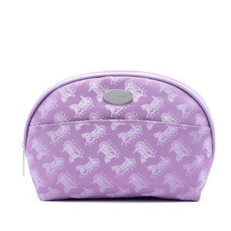 Celine Pre-owned Celine Carriage Print Canvas Cosmetic Pouch Ladies 8959JDE0VYBMSWSV