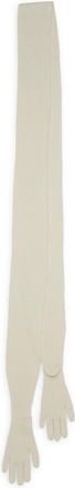 Paloma Wool Flauta Extrafine Merino Wool Scarf with Attached Gloves in Off-White at Nordstrom