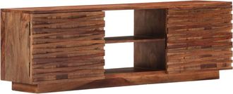 vidaXL Vidaxl - Mueble De Tv De Madera Maciza De Acacia 120x30x40 Cm