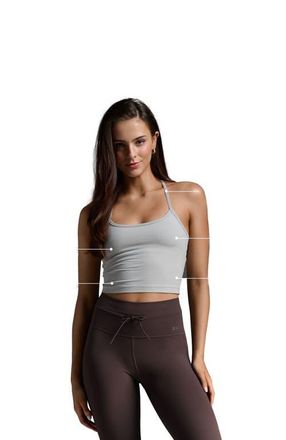 2XU Flex Strappy Crop Tank in Harbor Mist/harbor Mist at Nordstrom, Size Xx-Small