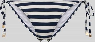 Barts Bikini-Slip mit seitlicher Schn&uuml;rung Modell YADBOR in Marine, Gr&ouml;&szlig;e 36