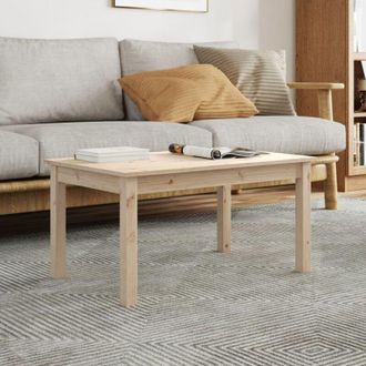 vidaXL Tavolino da Salotto 80x50x40 cm Legno Massello di Pino - Vidaxl