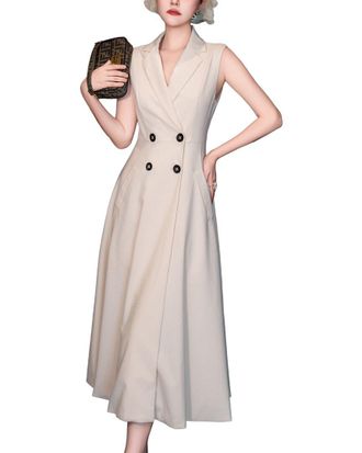 Burryco Burryco Solid Maxi Dress