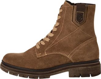 Tamaris Leren enkellaars - Dames - Schoenen - Bruin - Maat: 38 EU Leer